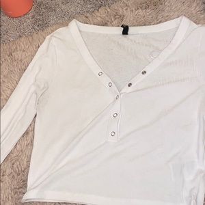 long sleeve thermal henley